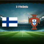 Finlândia vence Portugal por 3 a 1 nas Eliminatórias