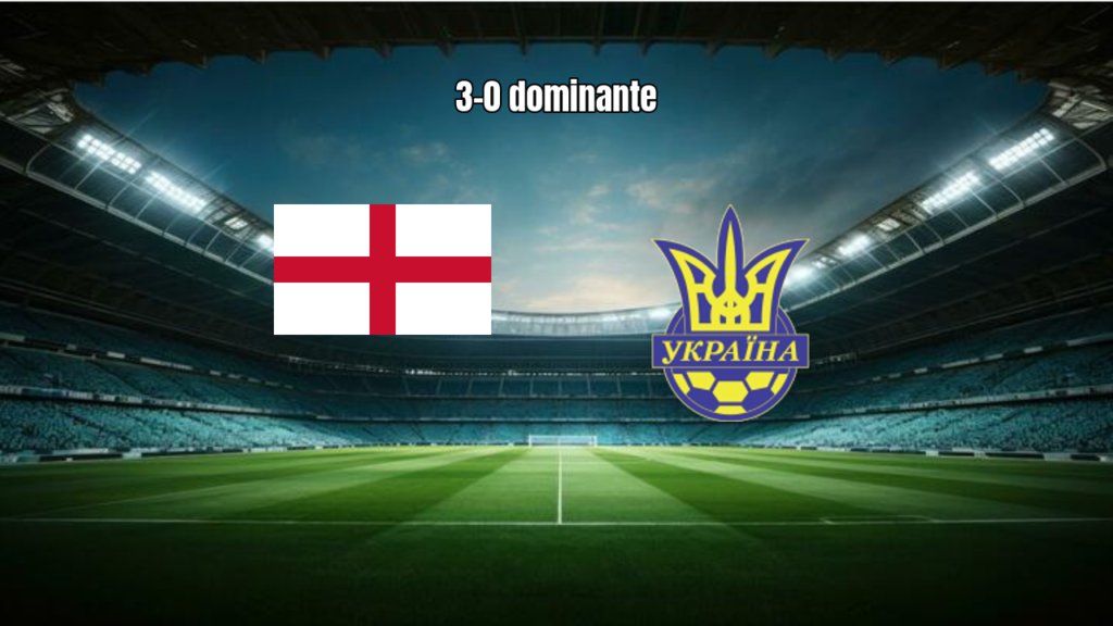Inglaterra domina Ucrânia e vence por 3 a 0 nas Eliminatórias