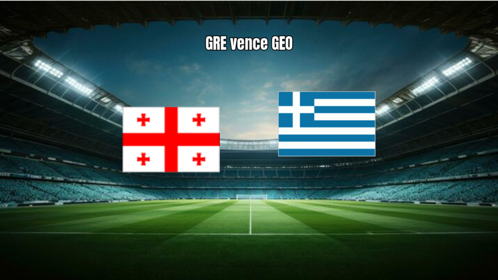 Geórgia x Grécia: Grécia vence por 3 a 2 em jogo emocionante