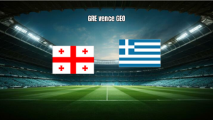 Geórgia x Grécia: Grécia vence por 3 a 2 em jogo emocionante