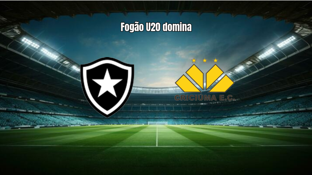 Botafogo U20 supera Criciúma U20 e vence por 2 a 0