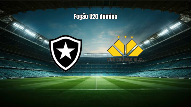 Botafogo U20 supera Criciúma U20 e vence por 2 a 0