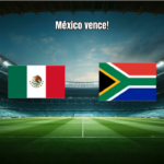 México domina África do Sul e estreia com vitória na Copa do Mundo