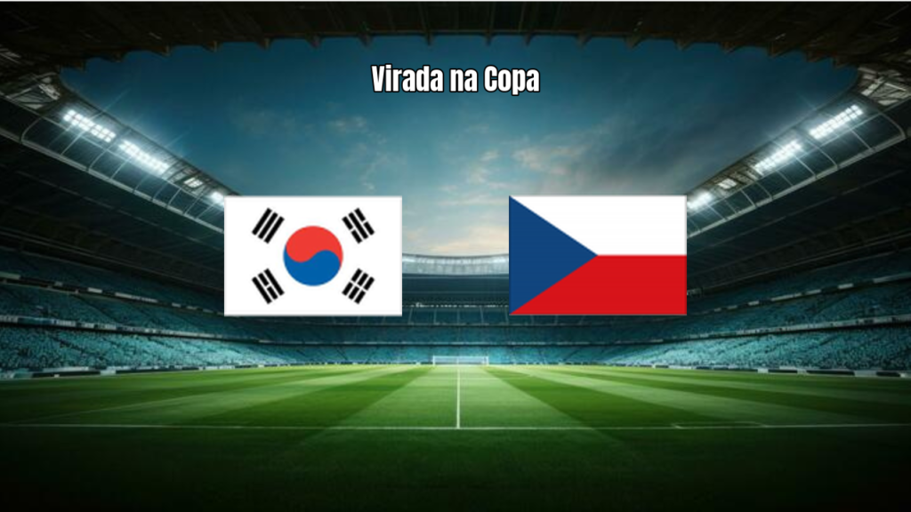 Coreia do Sul vira para cima da Tchéquia e vence por 2 a 1 na Copa