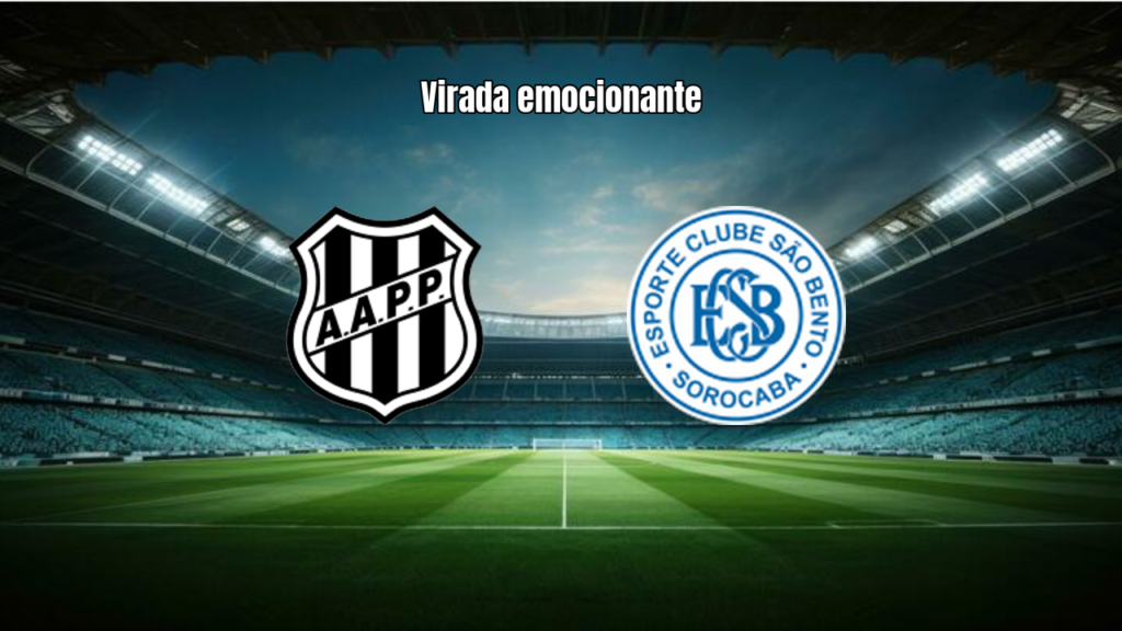 Ponte Preta U20 3x2 São Bento U20: Virada em 3ª Rodada