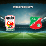 Empate sem gols entre União São João U20 e Velo Clube U20