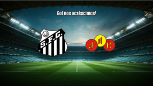 Santos U20 vence Jabaquara U20 com gol nos acréscimos