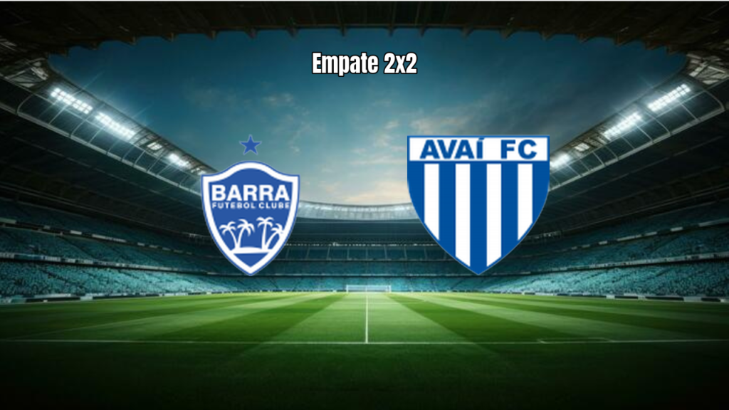 Barra SC U20 e Avaí U20 empatam em 2 a 2 no Catarinense