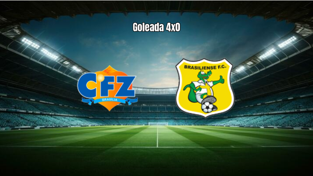 CFZ Brasília U20 0x4 Brasiliense U20: goleada no Estadual