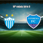 CRAC e Ivinhema ficam no empate 1-1 pela 10ª rodada da Série D 2026