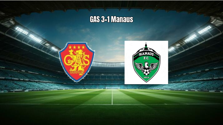 GAS 3×1 Manaus FC: Vitória na 10ª Rodada da Série D 2026
