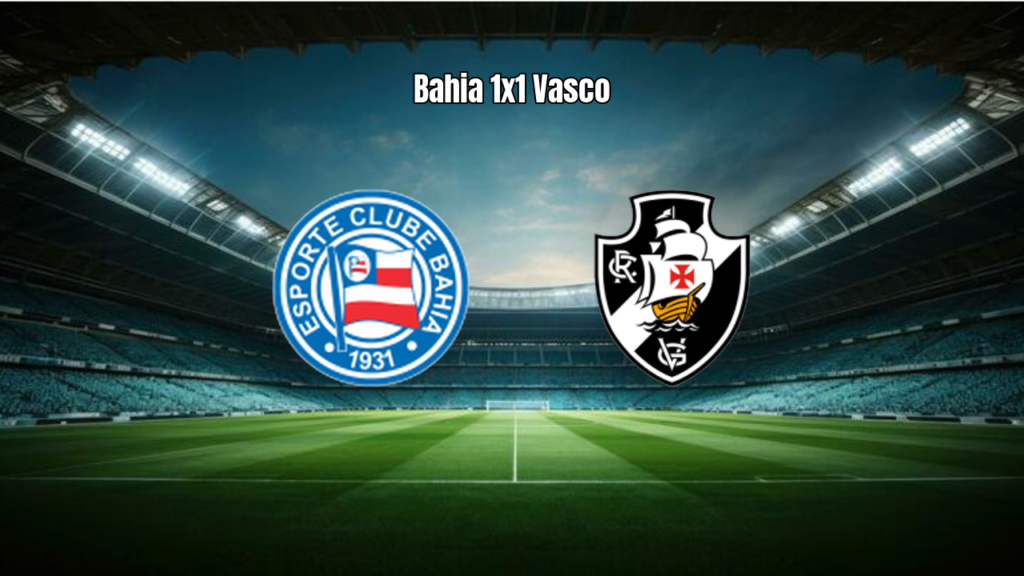 Bahia U20 empata com Vasco U20 em duelo equilibrado