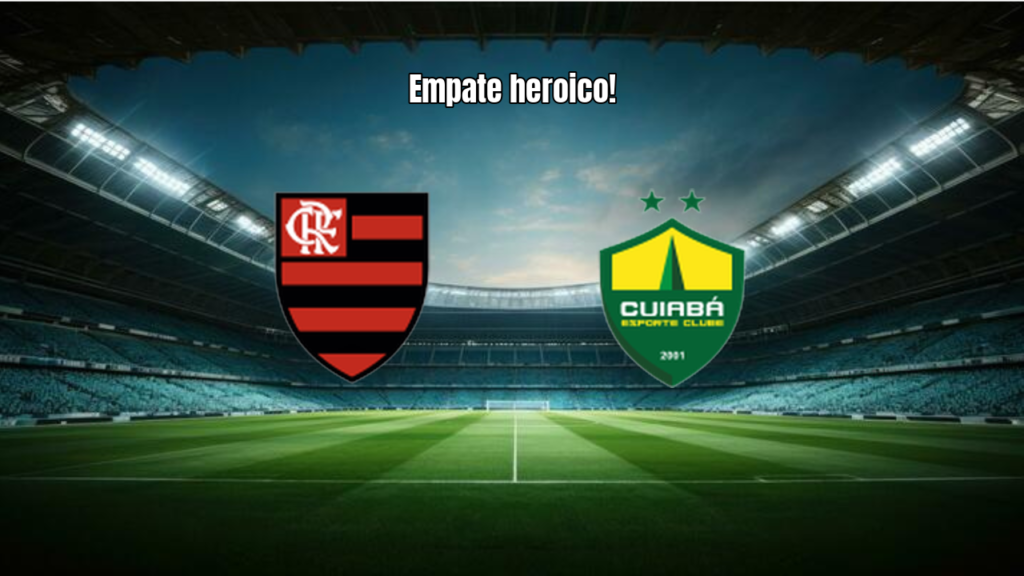 Flamengo U20 arranca empate nos acréscimos contra Cuiabá