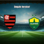 Flamengo U20 arranca empate nos acréscimos contra Cuiabá