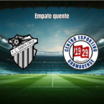 Santa Cruz RS e Gramadense empatam em 2 a 2 pela Copa Gaúcha