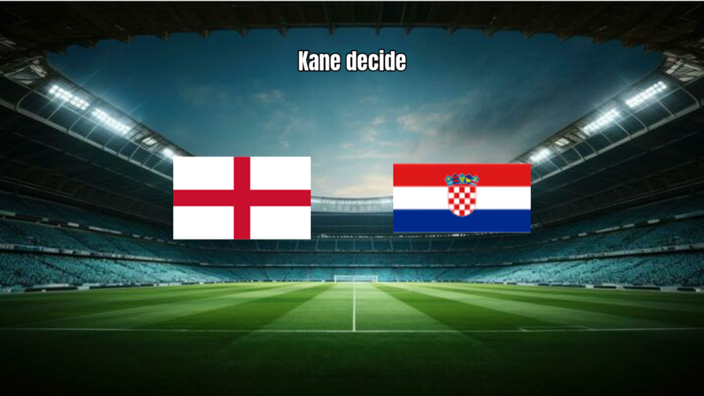 Inglaterra vence Croácia por 4 a 2 com show de Kane
