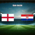 Inglaterra vence Croácia por 4 a 2 com show de Kane