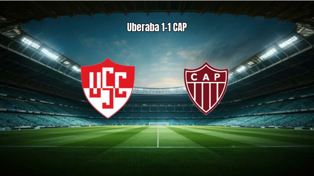 Uberaba e CAP empatam em 1 a 1 pelo Mineiro Segunda Divisão