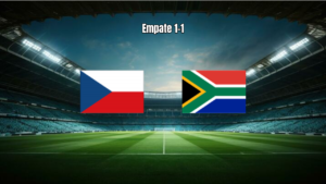 Czechia 1-1 África do Sul: empate na Copa do Mundo