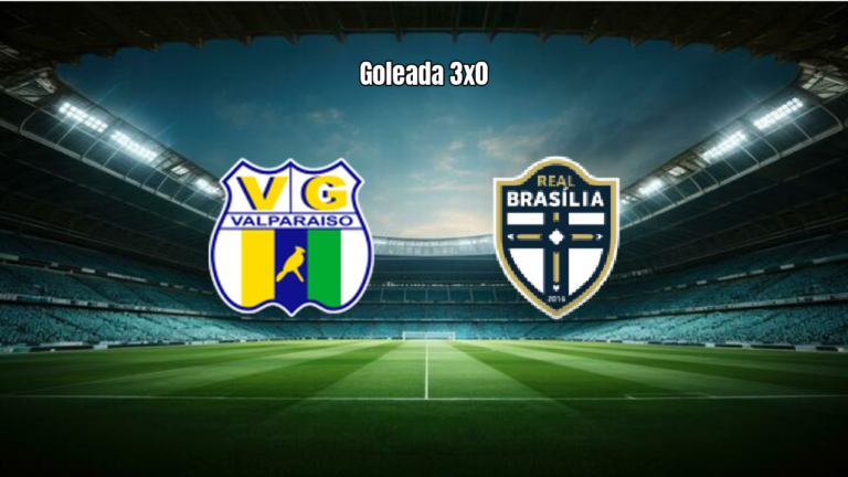 Real Brasília U20 domina Grêmio Valparaíso e vence por 3 a 0