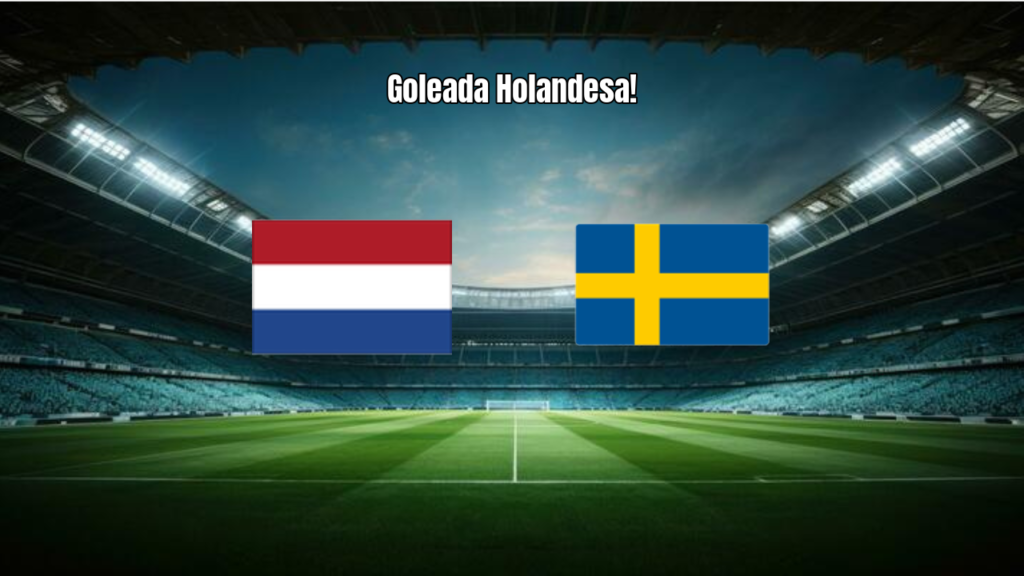 Holanda arrasa Suécia por 5 a 1 e assume liderança