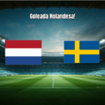 Holanda arrasa Suécia por 5 a 1 e assume liderança