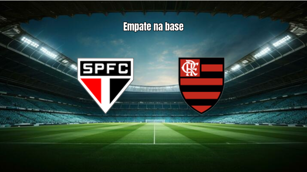 São Paulo U20 e Flamengo U20 empatam em 1 a 1 pelo Brasileiro Sub-20