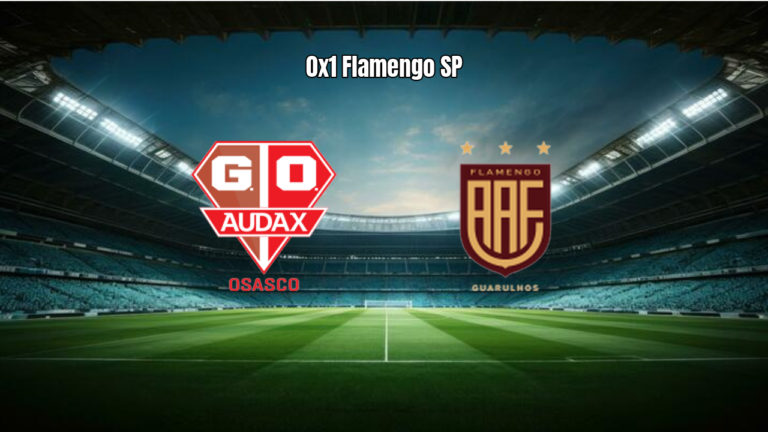 Grêmio Osasco Audax 0-1 Flamengo SP: Destaques da Partida