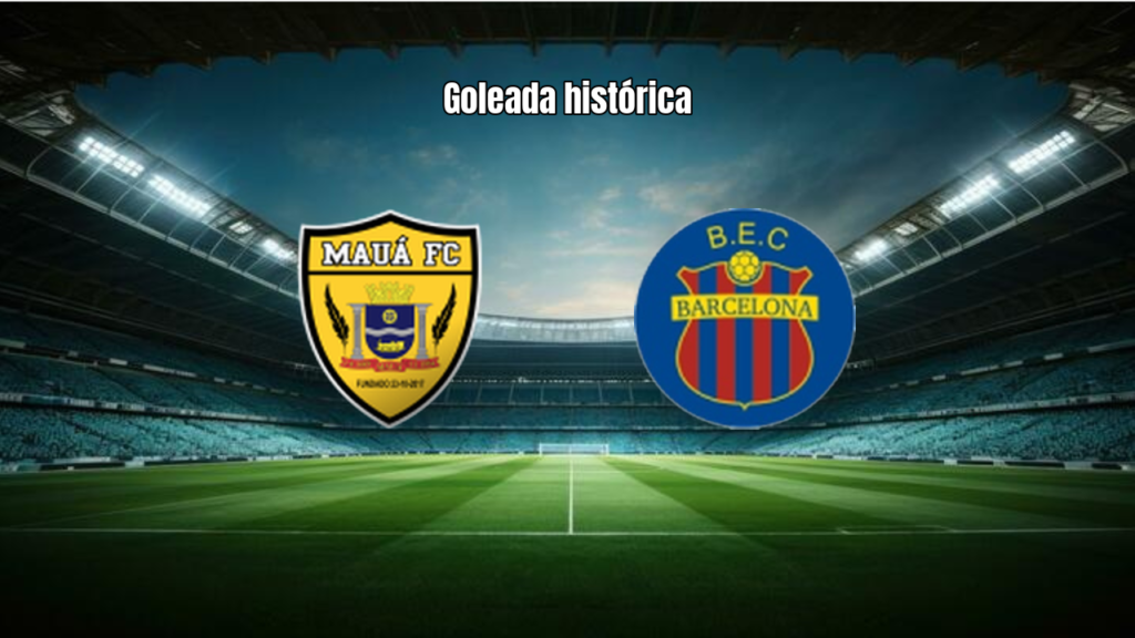 Mauá atropela Barcelona EC por 6 a 0 na Paulista Série B