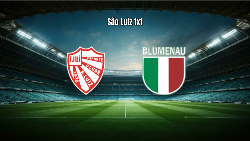 São Luiz 1x1 Blumenau: Análise do Empate na Série D