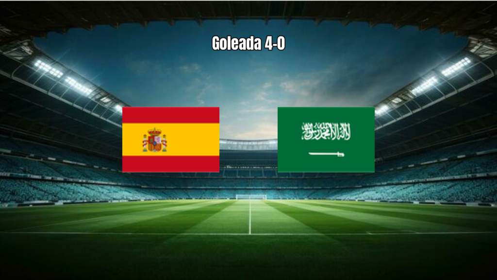 Espanha goleia Arábia Saudita por 4 a 0 na Copa do Mundo
