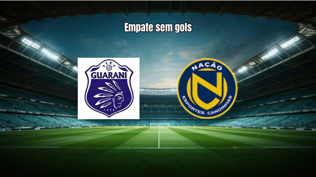 Guarani de Palhoça e Nação empatam sem gols na 11ª rodada
