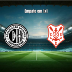 ASA e Sergipe empatam em 1 a 1 na Série D 2026