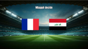 França domina Iraque e vence por 3 a 0 na Copa