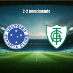 Cruzeiro U20 e América Mineiro empatam 2-2 eletrizante