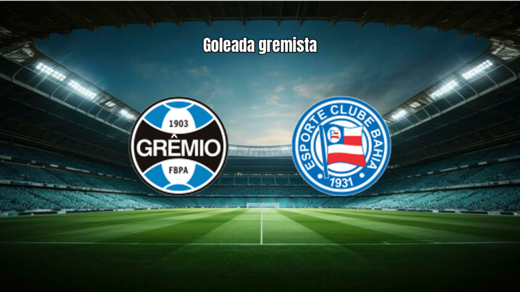 Grêmio U20 domina e vence Bahia U20 por 4 a 0