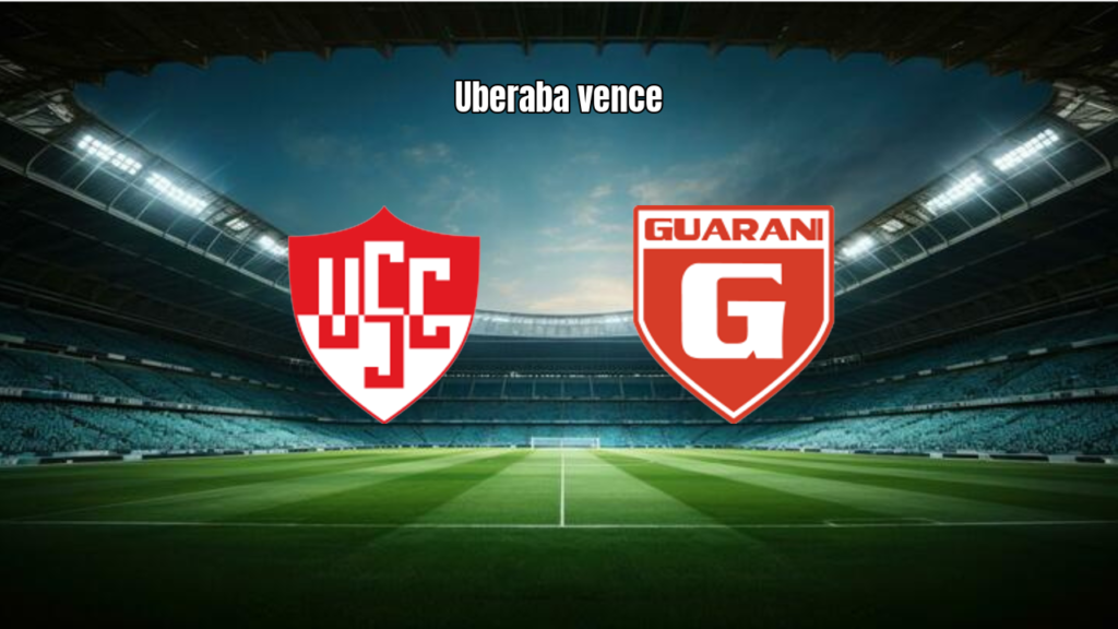Uberaba vence Guarani MG por 2 a 1 na 6ª rodada