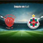 Valeriodoce 1x1 Ipatinga: empate na 6ª rodada do Mineiro Módulo II