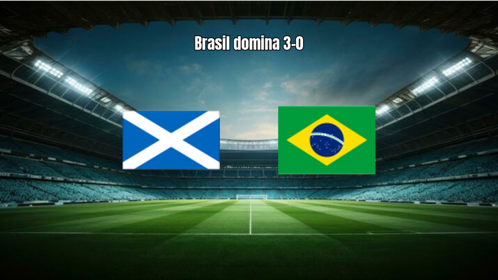 Escócia 0x3 Brasil: Brasil domina e garante vitória na Copa