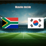 África do Sul vence Coreia do Sul por 1 a 0 na Copa do Mundo