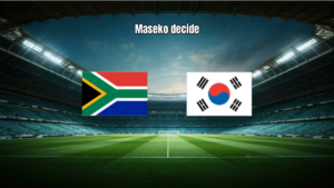 África do Sul vence Coreia do Sul por 1 a 0 na Copa do Mundo