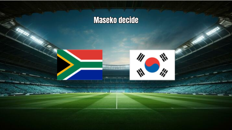 África do Sul vence Coreia do Sul por 1 a 0 na Copa do Mundo