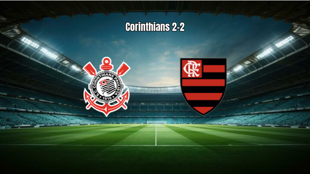 Corinthians U20 e Flamengo U20 Empatam em 2 a 2