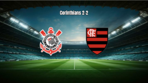 Corinthians U20 e Flamengo U20 Empatam em 2 a 2