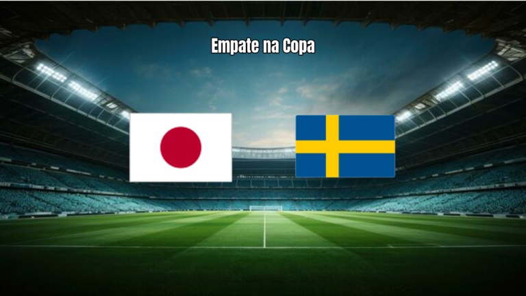 Japão e Suécia empatam 1 a 1 na Copa do Mundo 2026