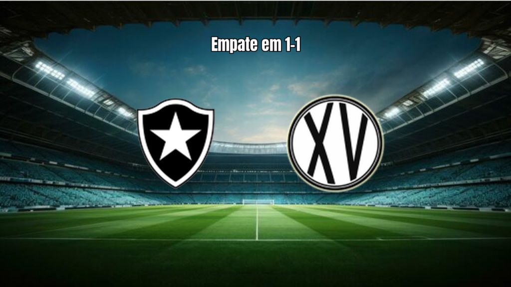 Botafogo SP U20 1-1 XV de Piracicaba U20: análise