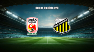 União São João U20 0x0 Novorizontino U20: Destaques do Jogo