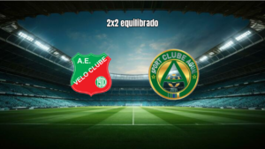 Velo Clube U20 e Aguai U20 empatam em 2 a 2 no Paulista Sub-20