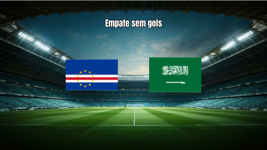Cape Verde Islands 0x0 Saudi Arabia: Destaques da Partida