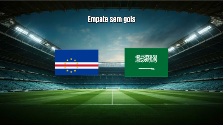 Cape Verde Islands 0x0 Saudi Arabia: Destaques da Partida